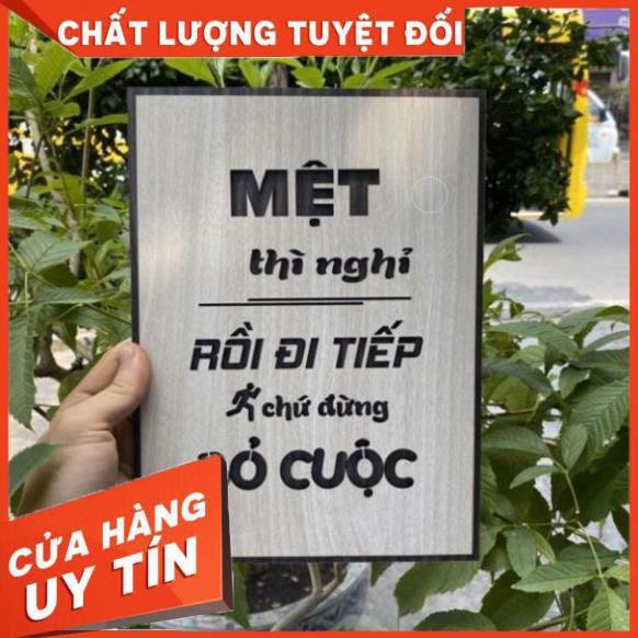 Tranh tạo động lực bằng Gỗ treo tường những câu nói slogan bất hủ ý nghĩa