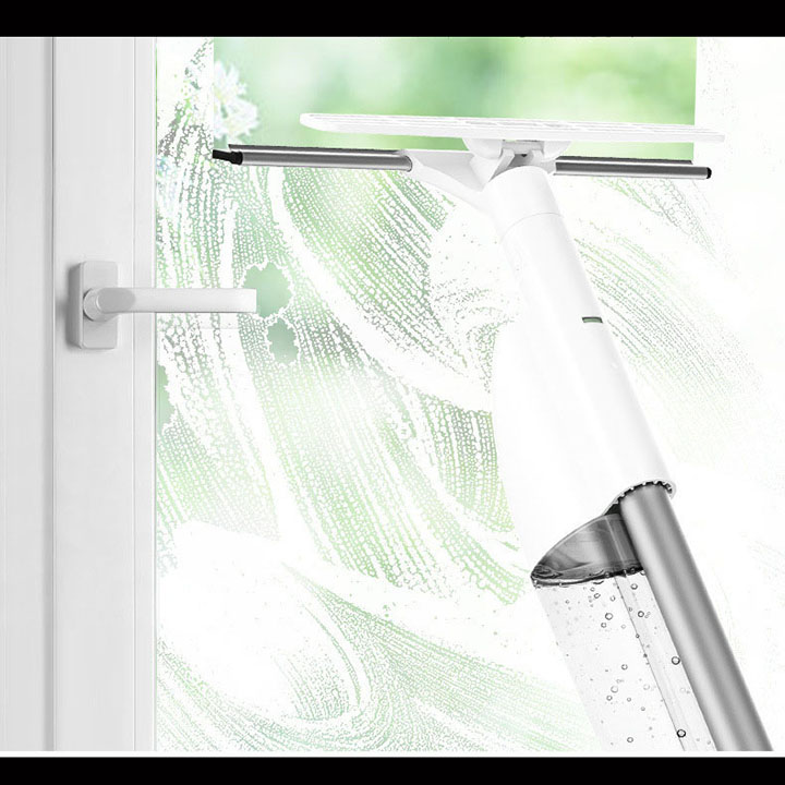 Cây lau kính 1m05 có bình xịt tự động, chổi lau kính thông minh tự phun nước