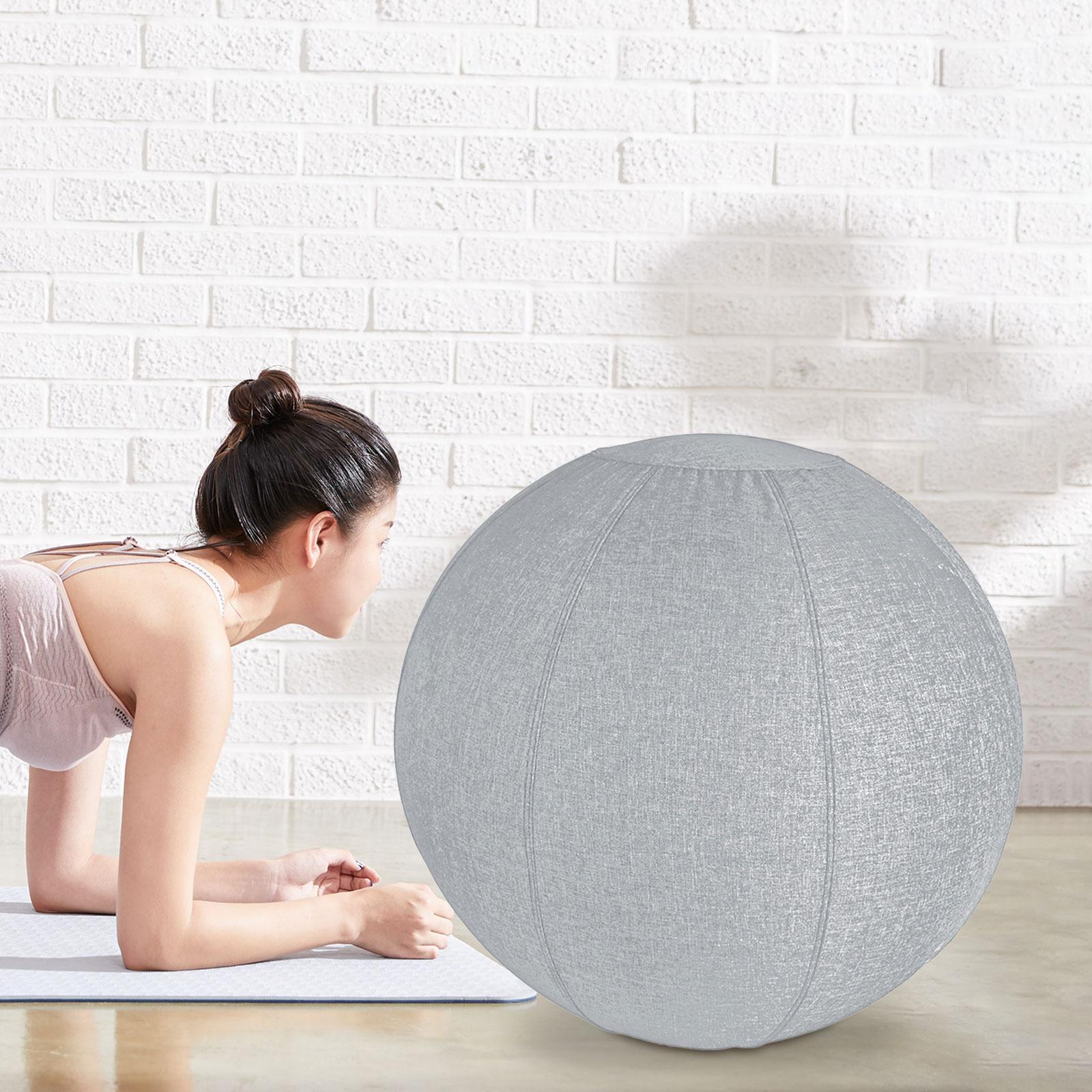 Yoga Ball Cover Anti Burst Portable Balance Ball Cover for Gym Exercise Dorm