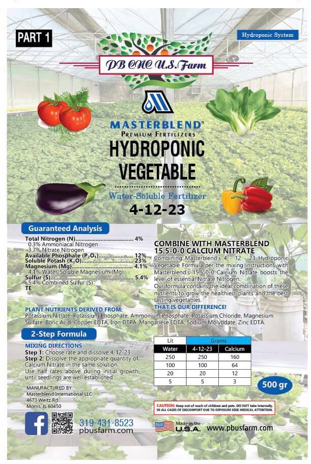 Dinh dưỡng thủy canh Masterlend size 200 gram