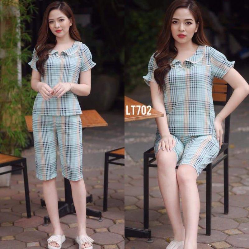 Đồ bộ mặc nhà cổ sen 2 mau 3D