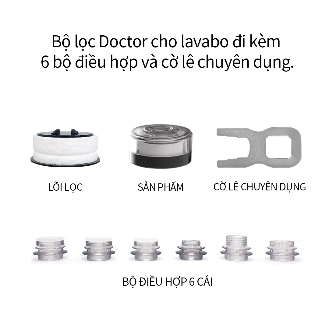 Thiết Bị Lọc Nước Tại Vòi Dr.Oplus Cho Lavabo