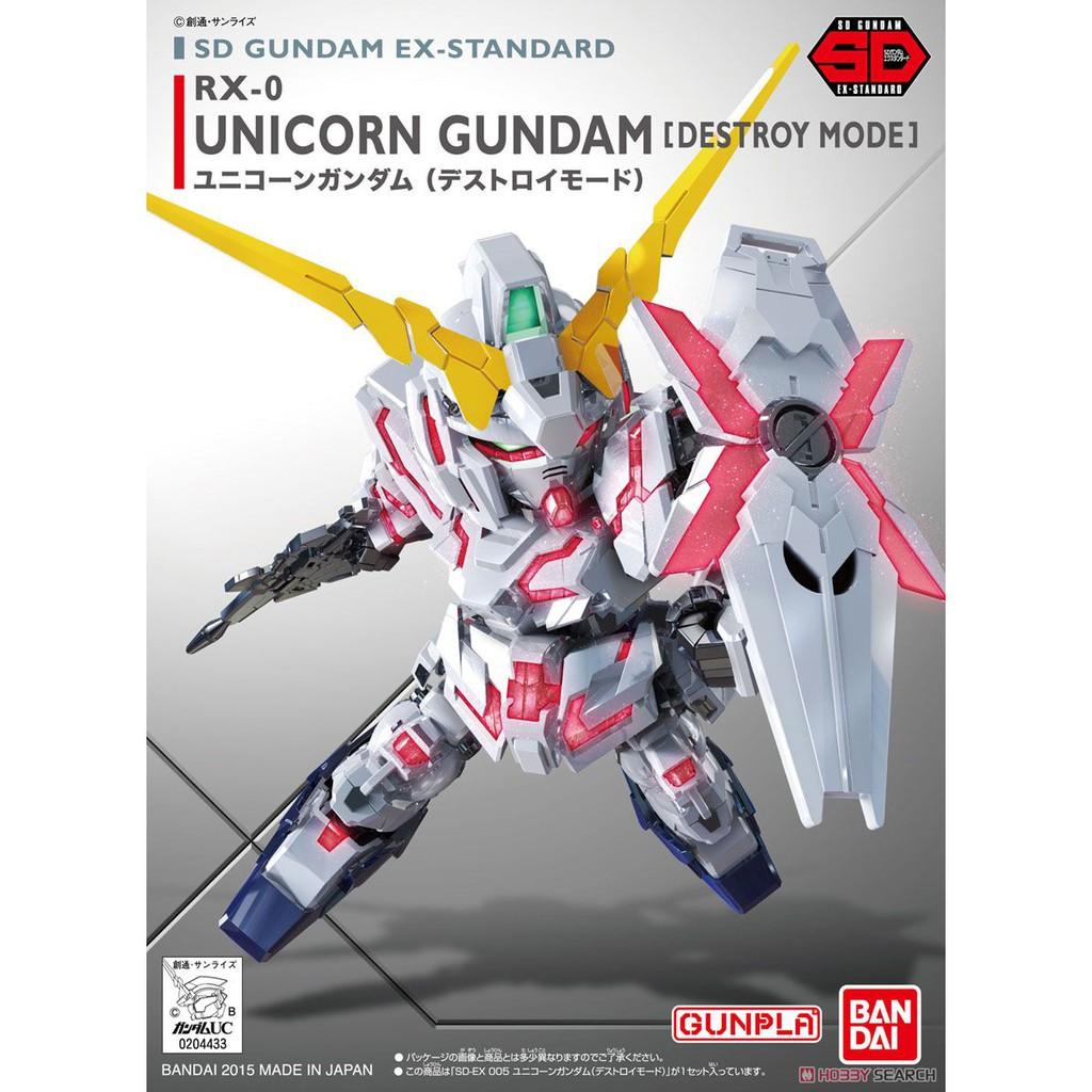 Mô hình lắp ráp SD EX UNICORN GUNDAM bandai