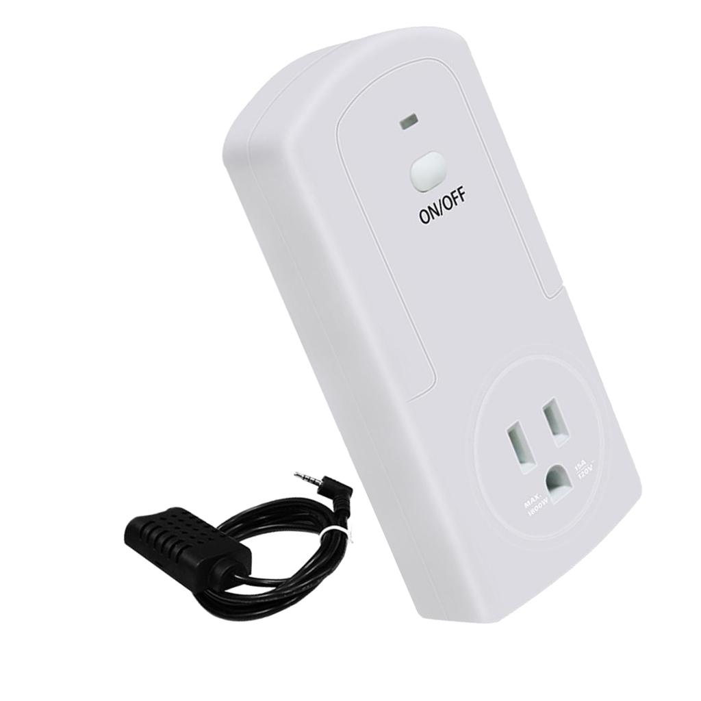TS-5000 Không Dây Nhiệt Độ Độ Ẩm ỨNG DỤNG Điều Khiển từ xa Thời Gian Ổ Cắm