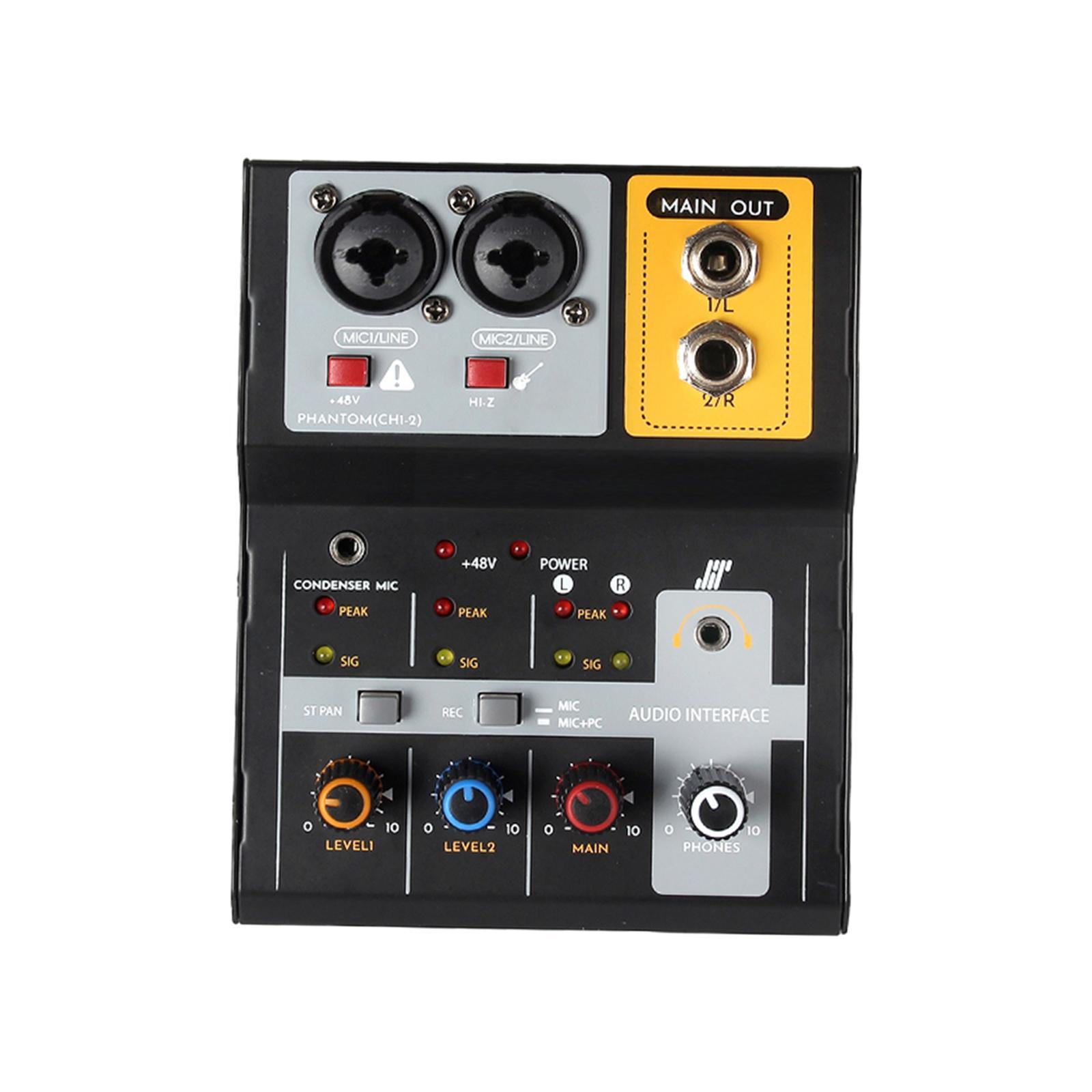 Mini Audio Mixer Audio Mixer Controller for Party Recording Studio Show