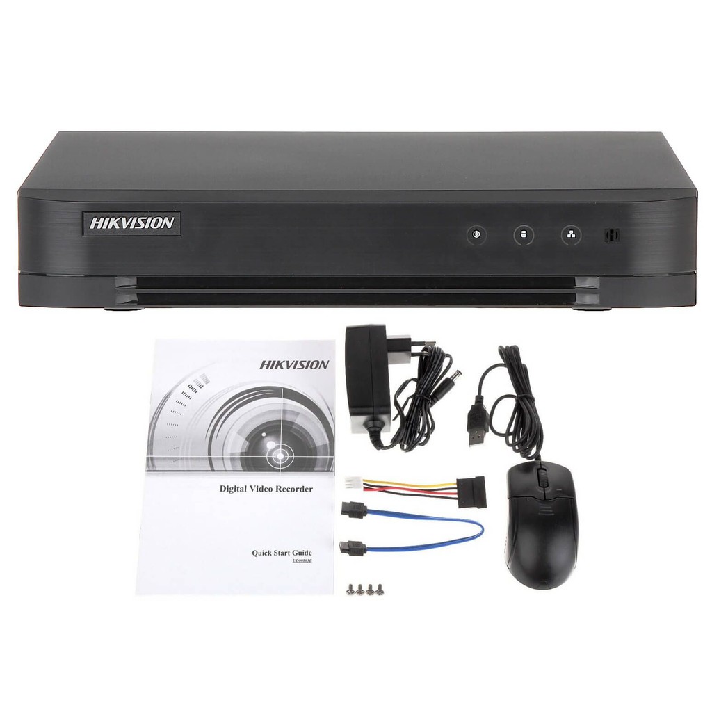 Đầu ghi Camera 5.0Mb hikvision hỗ trợ 6 loại camera: HDTVI 5MP/HDCVI/AHD , Analog camera ,cam IP. Số kênh 4-8-16. 7204HUHI, -7208HUHI , 7216HUHI . Hàng chính hãng.