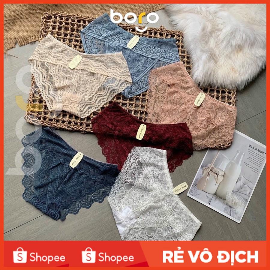 Quần lót ren nữ gợi cảm sexy siêu mỏng nhiều màu, mềm mịn quyến rũ