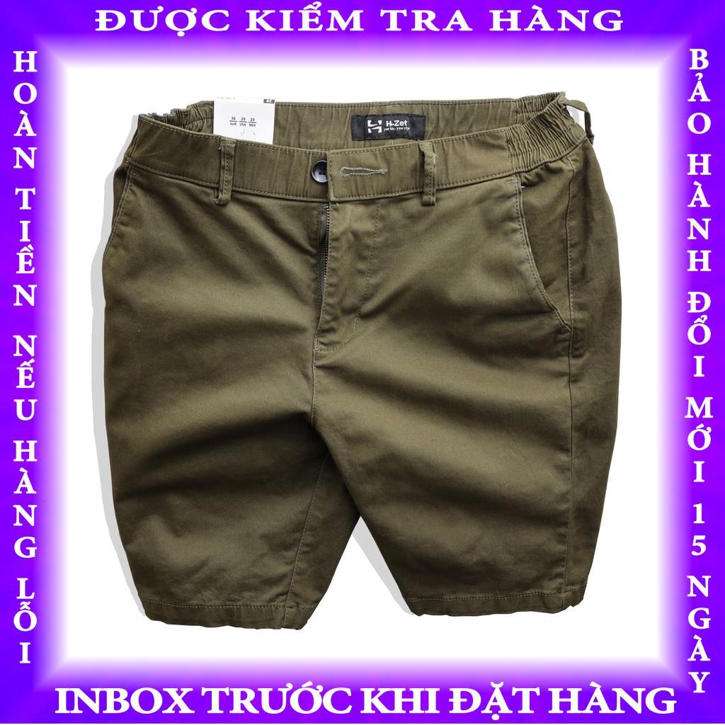Quần Short Kaki Nam H-Zet - Vải Kaki Cotton Co Giãn - Short KK02 trantuan