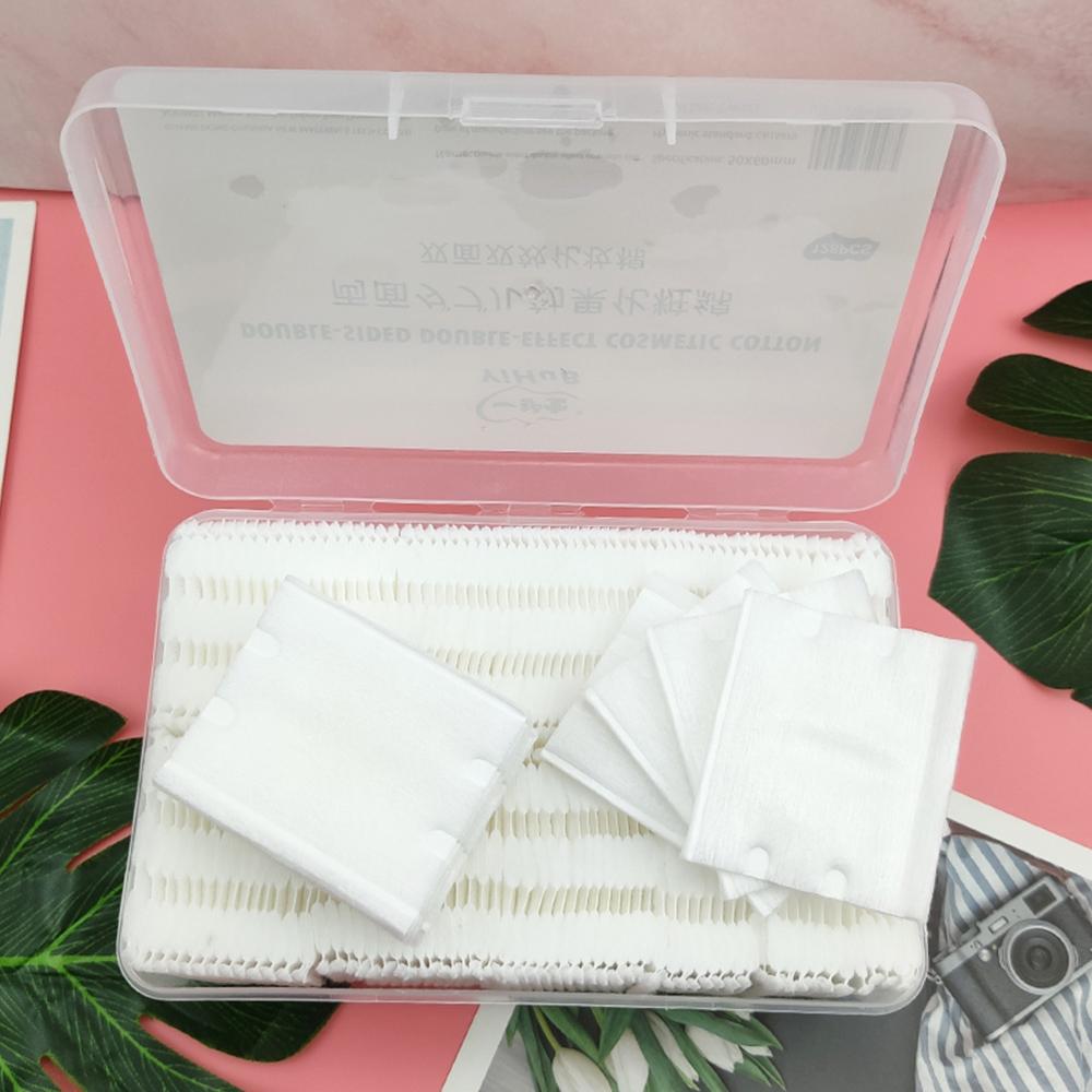 128 miếng bông cotton tẩy trang cho da và móng