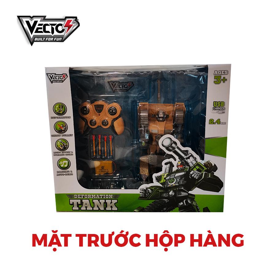 Đồ Chơi Robot Biến Hình Xe Tank Điều Khiển Từ Xa VECTO VT28165/GR