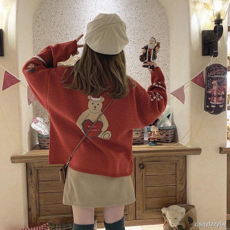 Áo len Noel bông tuyết, tuần lộc QC dày dặn mặc Giáng Sinh