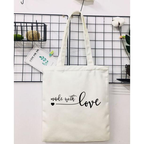 Túi vải canvas, tote hình chữ GADY shop