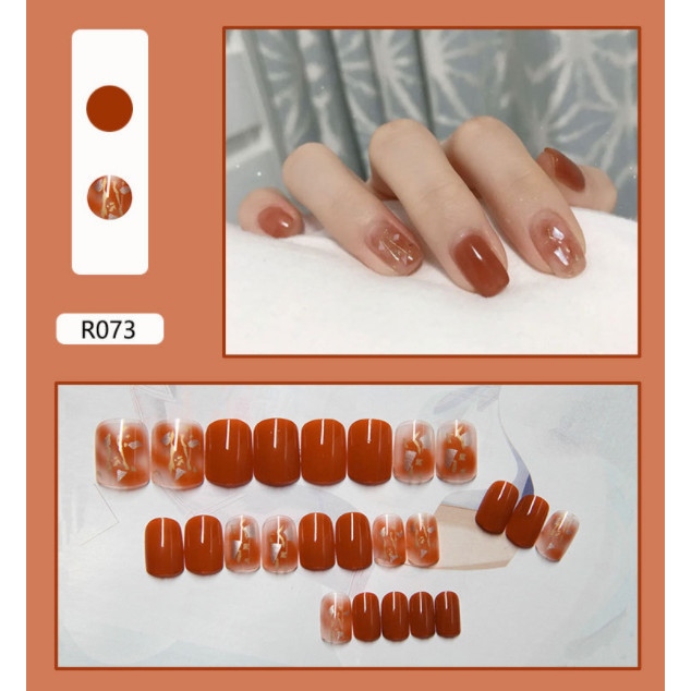 Bộ 24 móng tay giả nail thời trang như hình (R-073)