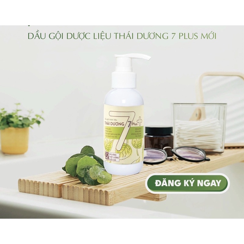 Combo 2 Chai Dầu gội dược liệu Thái Dương 7 Plus (100ml)