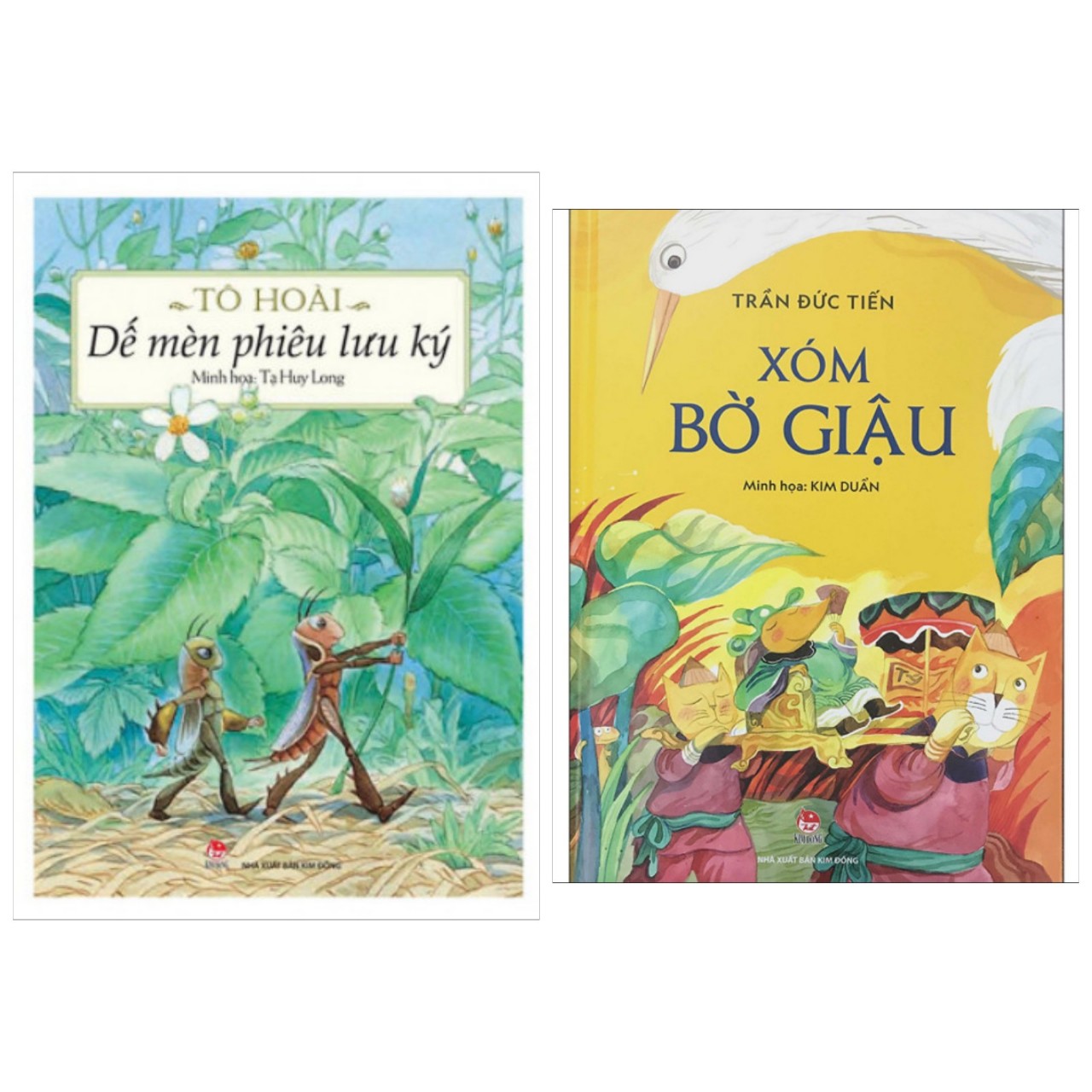 Combo 2 cuốn: Dế Mèn Phiêu Lưu Ký, Xóm Bờ Giậu