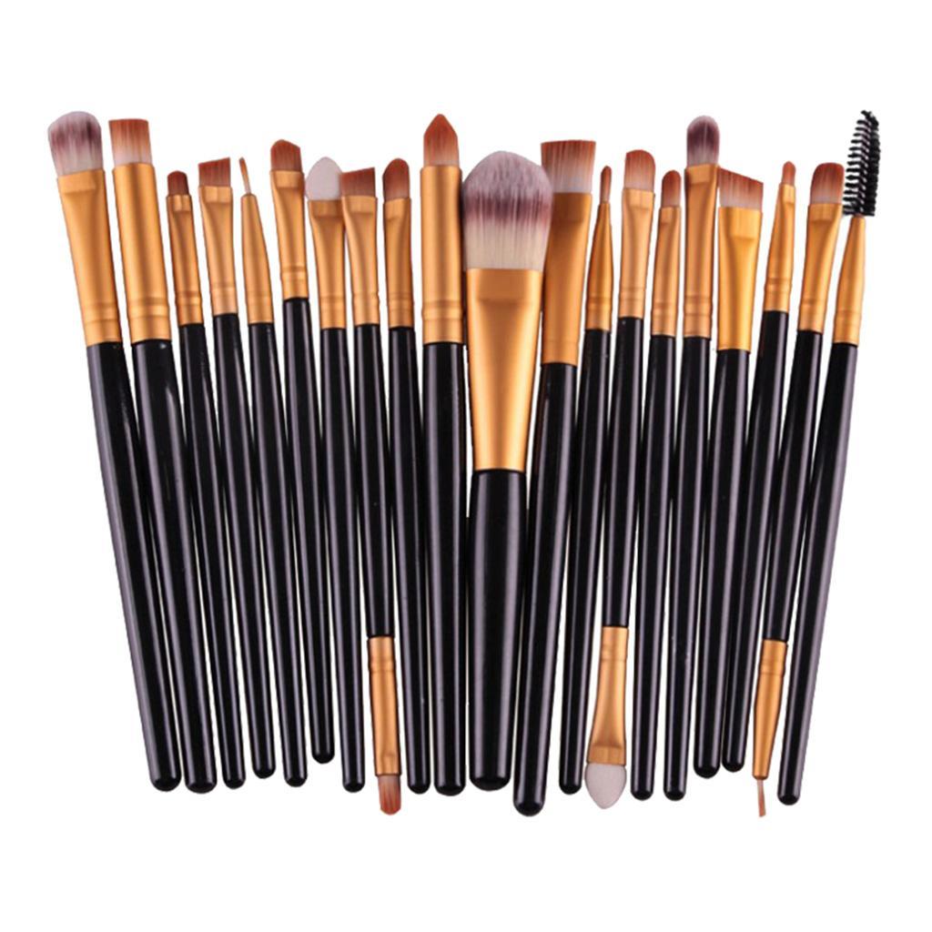 20 pics/set Professional Makeup Brush   Brush Black