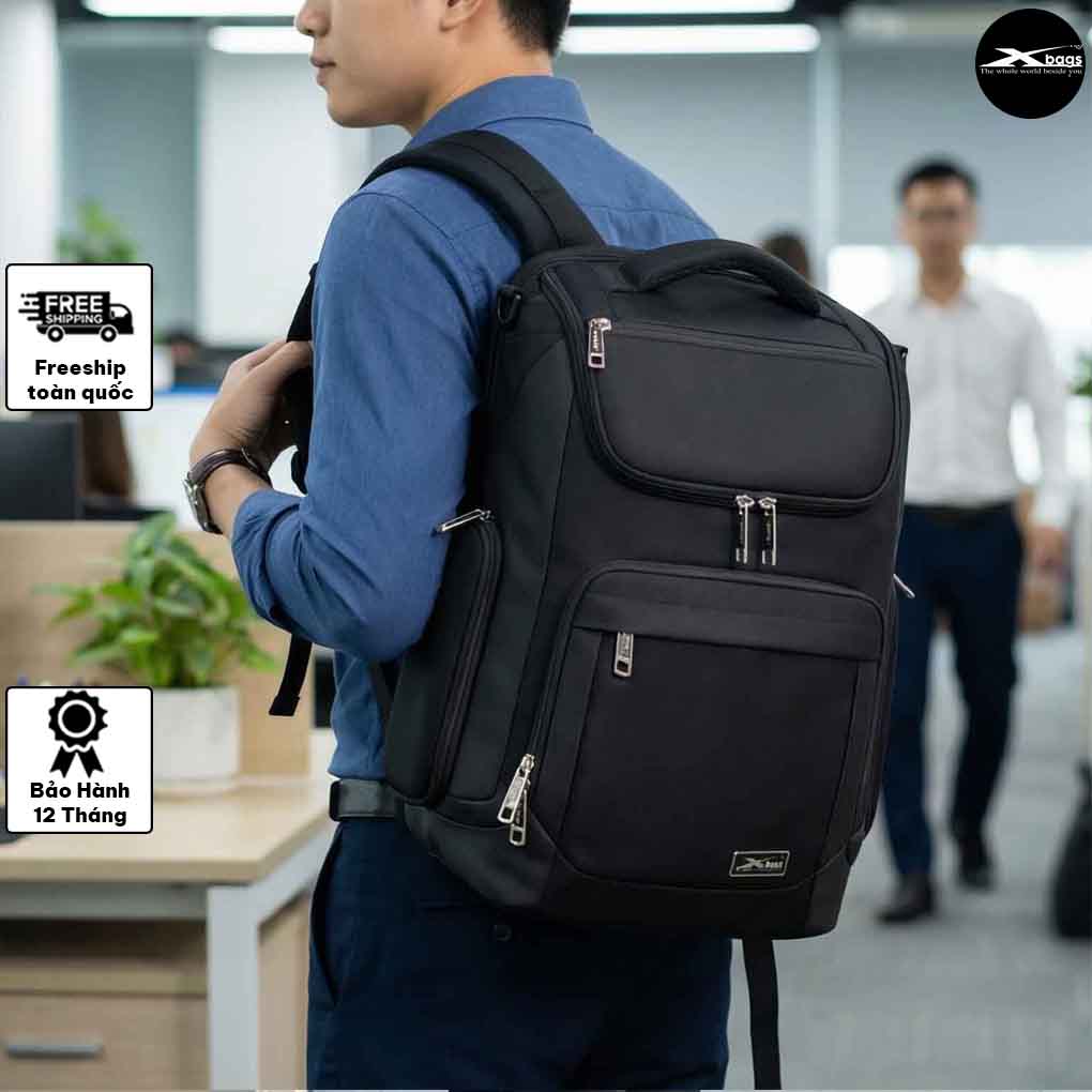 Balo Laptop Doanh Nhân Xbags XB 2009 Prime X – Balo Công Sở Đẳng Cấp, Chống Nước