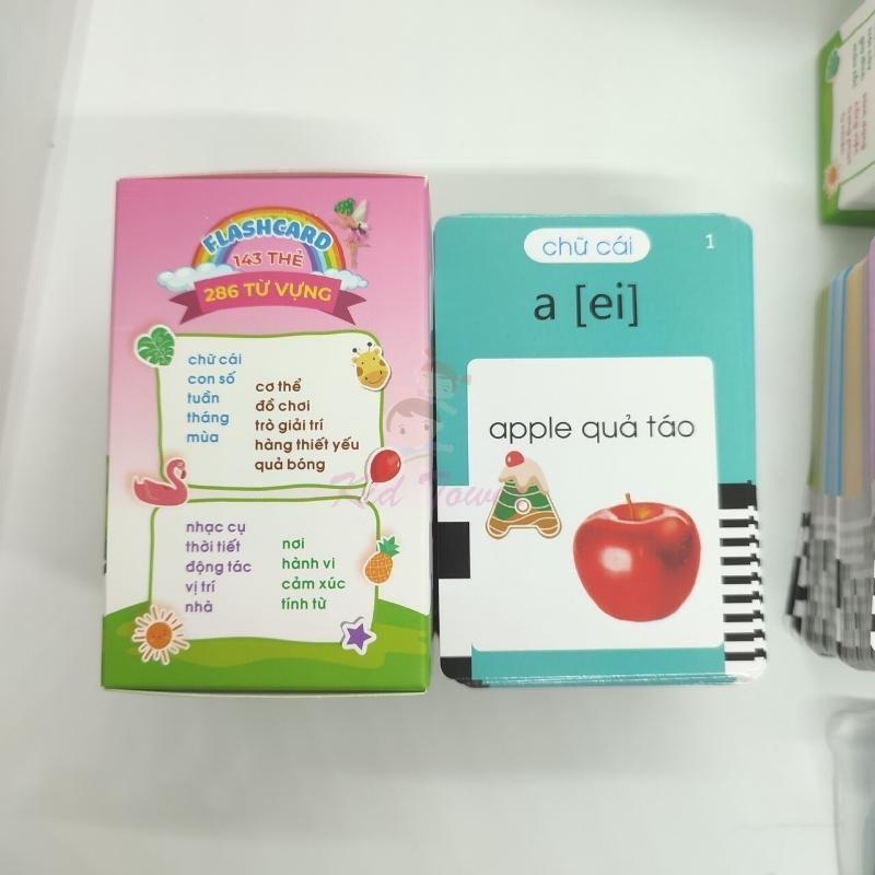 Máy đọc thẻ tiếng anh flashcard song ngữ Anh Việt cho bé loại 1