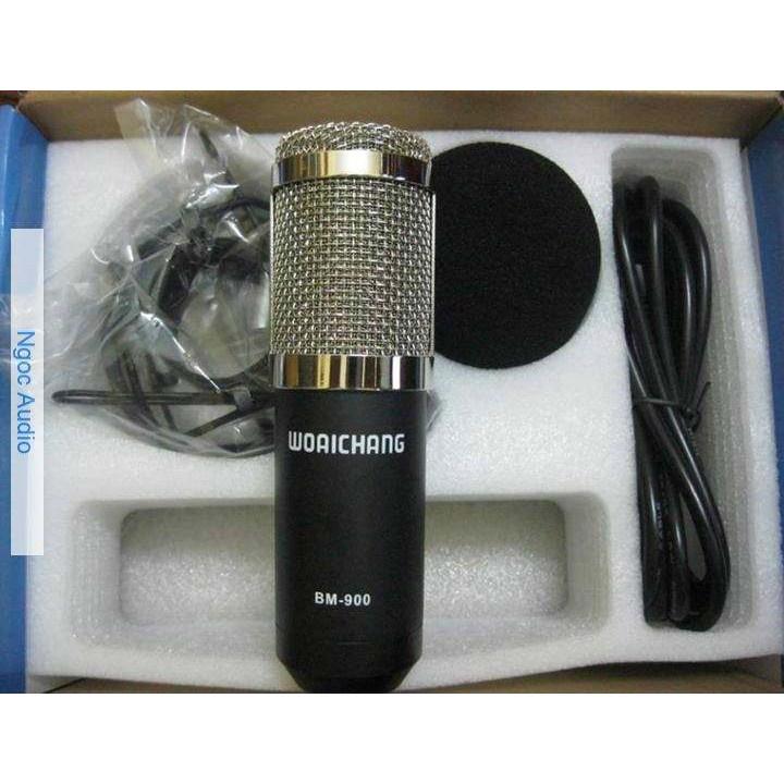 Mic Thu Âm BM900 Waichang, Hát Karaoke, Thu Âm Cực Tốt