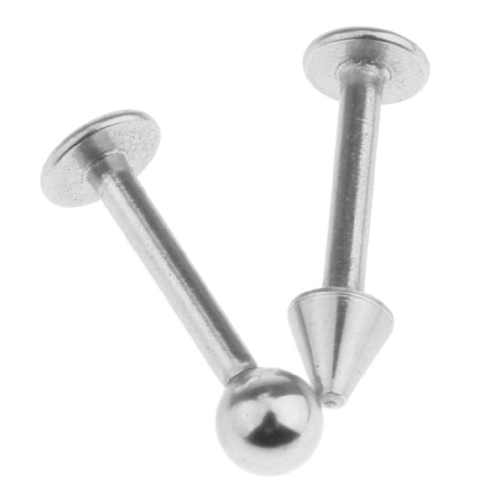 24 Pieces Lot Stainless Steel Eyebrow Ear Lip Navel Stud