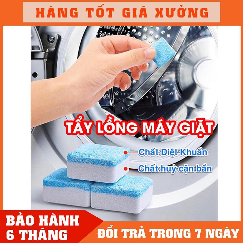 Viên Tẩy Lồng Giặt, Diệt khuẩn ,Tẩy chất cặn bẩn Lồng máy giặt nhật bản  - Bột vệ sinh máy giặt TLG