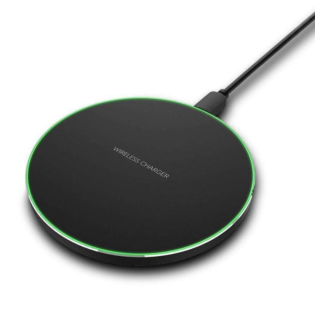 Wireless Qi Charger Pad 10W Fast Charging Dock For  Samsung Huawei