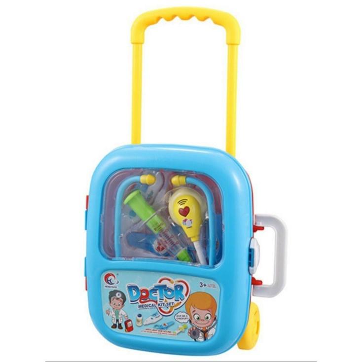 Đồ chơi vali kéo bác sĩ có nhạc đèn cho bé sẵn pin RUBY BABY KIDS TOYS - đồ chơi trẻ em hóa thân bác sĩ