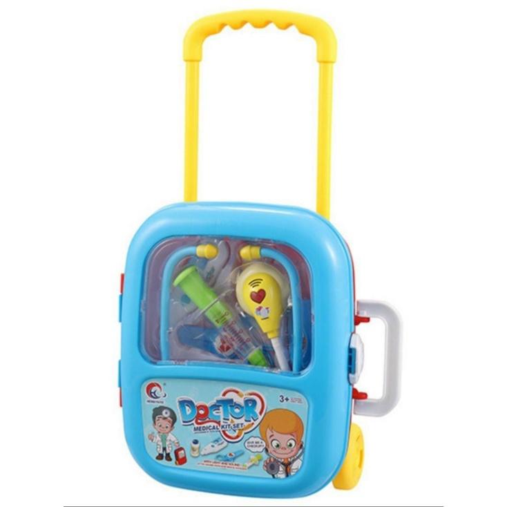 Đồ chơi vali kéo bác sĩ có nhạc đèn cho bé sẵn pin RUBY BABY KIDS TOYS - đồ chơi trẻ em hóa thân bác sĩ