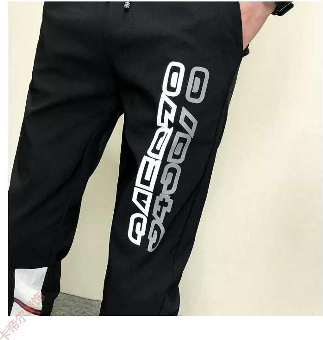 Quần Jogger thể thao in chữ bắt mắt chất liệu cotton cao cấp có hai túi xéo tiện lợi dễ phối đồ thời trang giới trẻ