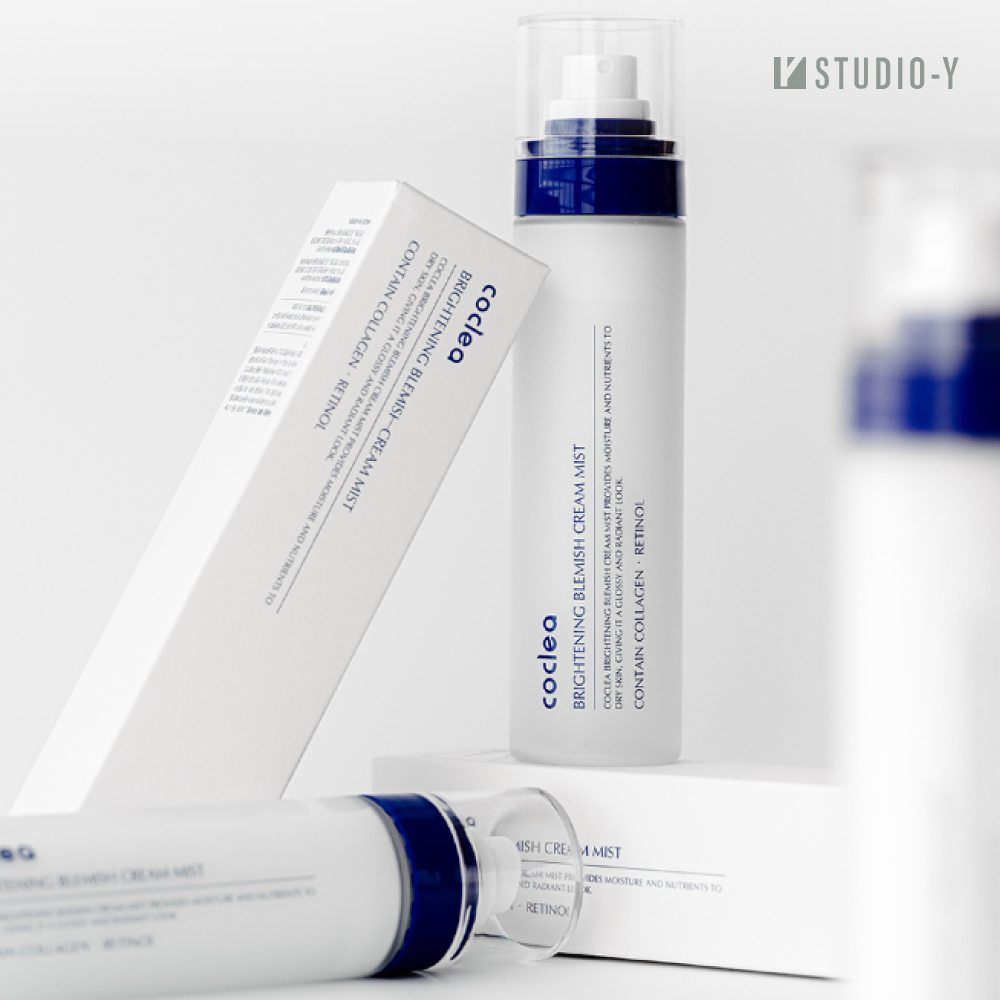 Xịt dưỡng da cấp ẩm, cân bằng pH, hỗ trợ giảm thâm và trắng sáng làn da Coclea Brightening Blemish Cream Mist 120ml