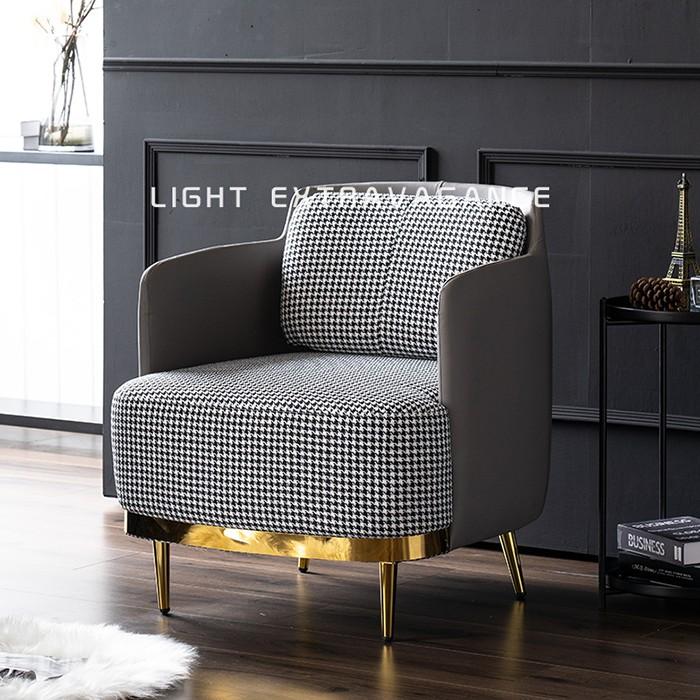 Ghế sofa đơn hiện đại đa năng sang trọng Ghế sofa Nỉ cao cấp GNK009 Giao màu ngẫu nhiên