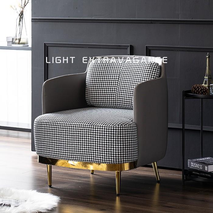 Ghế sofa đơn hiện đại đa năng sang trọng Ghế sofa Nỉ cao cấp GNK009 Giao màu ngẫu nhiên