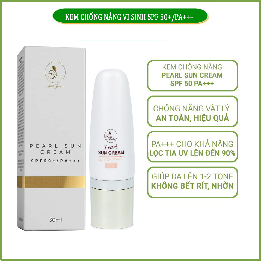 Kem Chống Nắng Pearl Sun Cream SPF 50 PA+++ Mini Garden