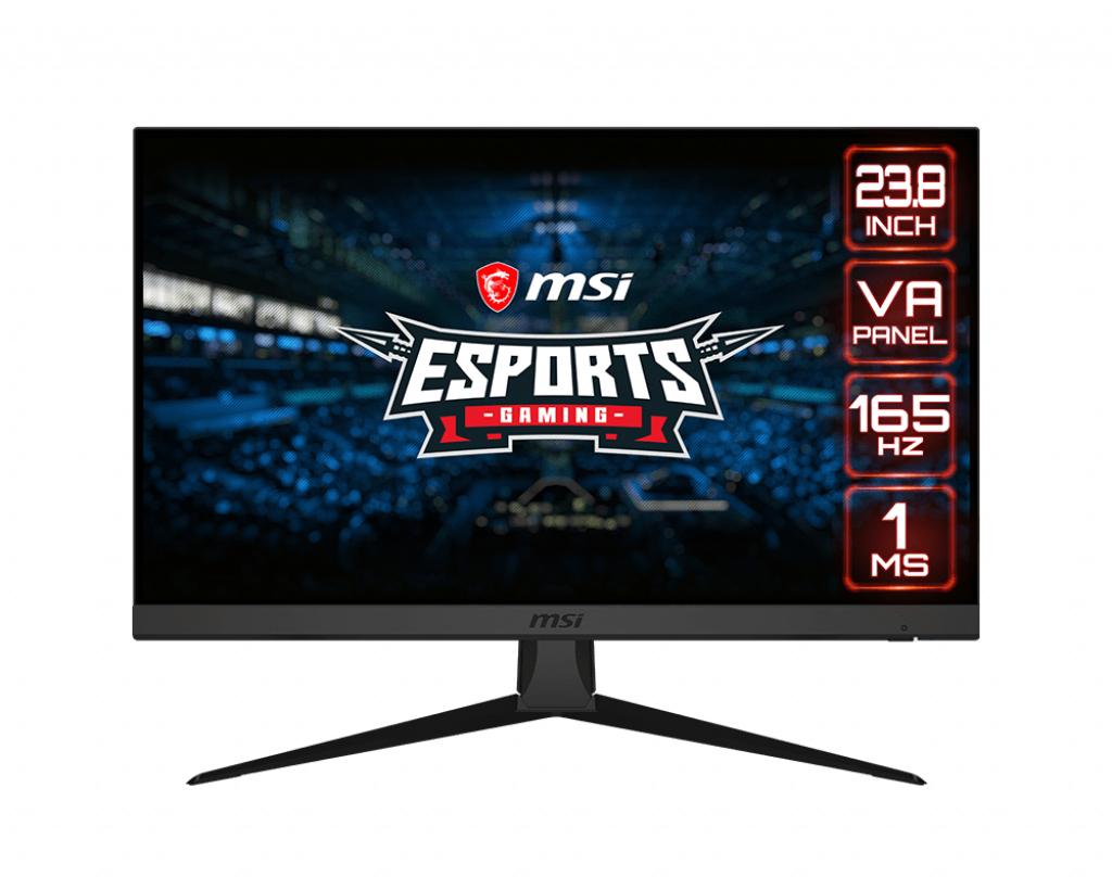 Màn hình Gaming MSI Optix G243 (23.8&quot;/FHD/VA/165Hz/1ms(MPRT)/350nits/2*HDMI+DP/Phẳng) - Hàng Chính Hãng