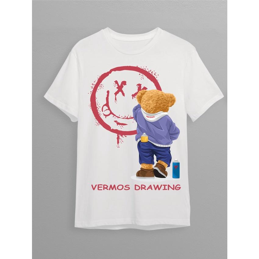 Áo Thun Vermos Teddy Drawing White