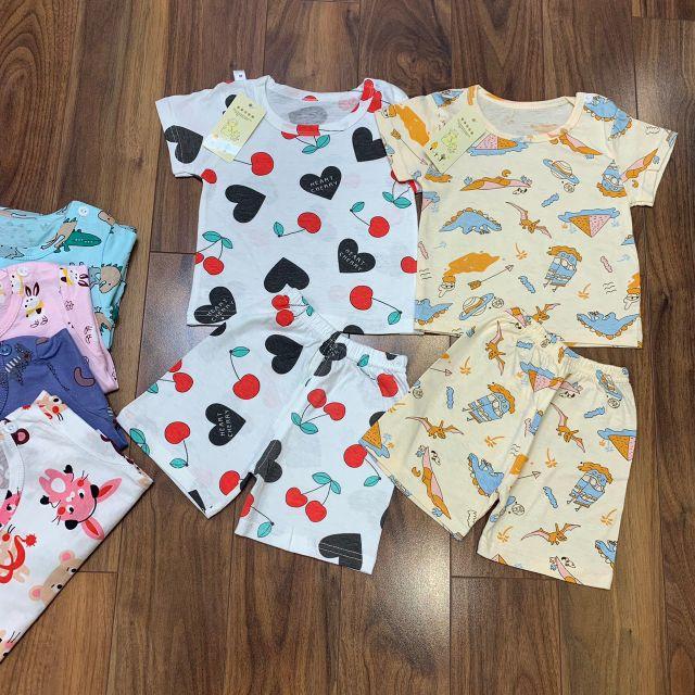 Bộ coton xuất hàn cho bé trai, bé gái size đại 28-48kg