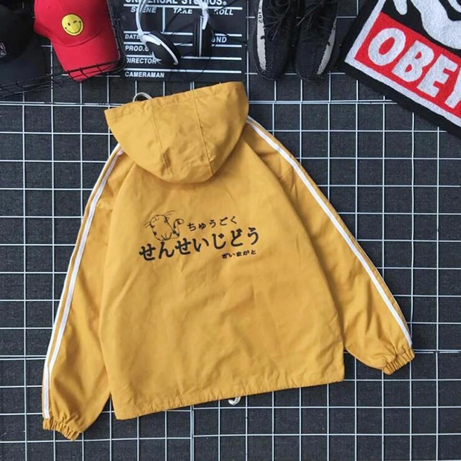 ÁO KHOÁT DÙ Mèo Chữ Nhật - M180