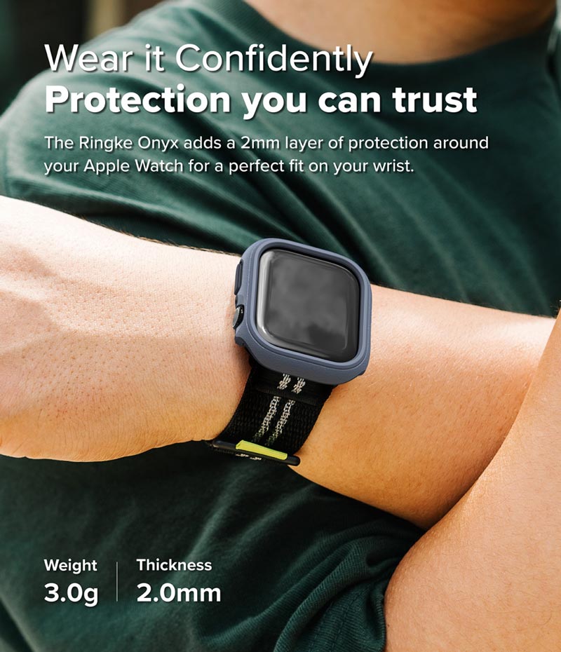 Ốp dành cho Apple Watch 10 RINGKE Onyx 46mm - Hàng Chính Hãng