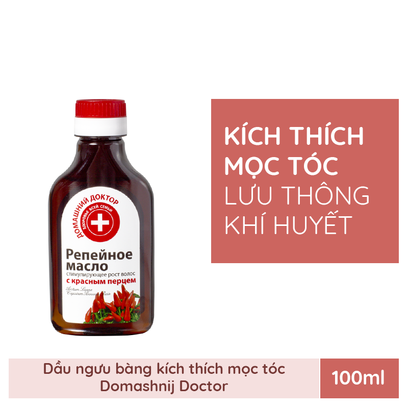 Dầu ngưu bàng kích thích mọc tóc Domashnij Doctor 100ml