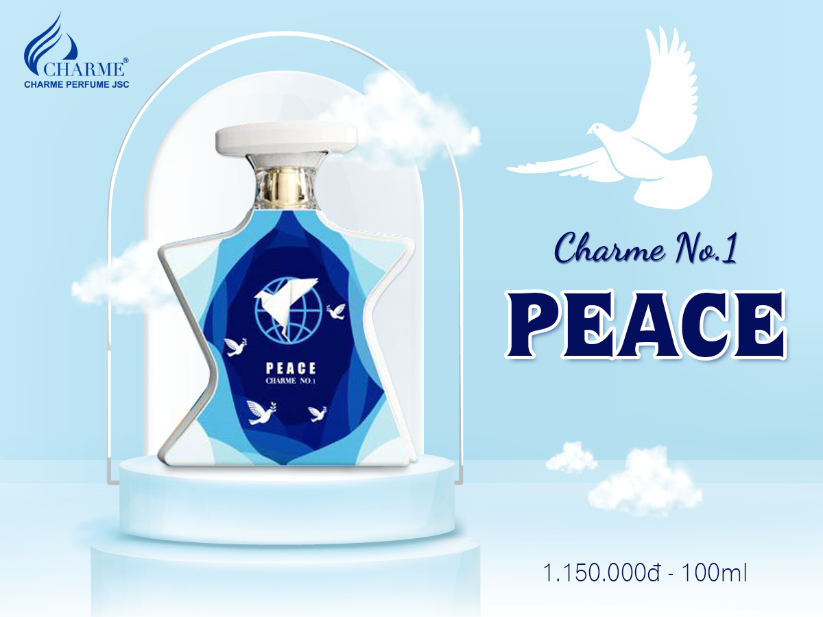 Nước hoa nam cao cấp Charme N0.1 Peace 15ml sự khác biệt cho người đàn ông lịch lãm yêu thích sự nhẹ nhàng