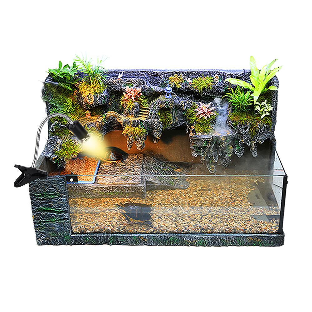 Đèn UVA + UVB cho bò sát, Đèn sưởi ấm bằng hồ cạn cho rùa/đất/thằn lằn/rắn