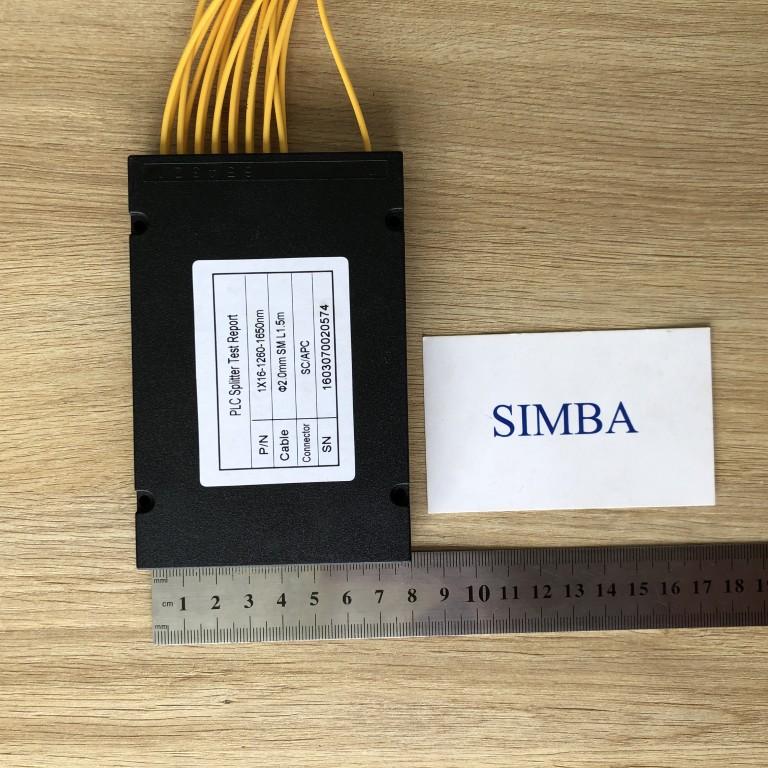 1 Bộ chia quang 1x16 ngõ Optical Splitter dạng TUBE/ABS/GLX