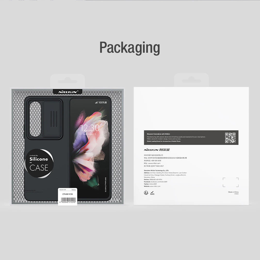 Ốp lưng Galaxy Z Fold 4 Nillkin CamShield Silky chính hãng- Hàng chính hãng