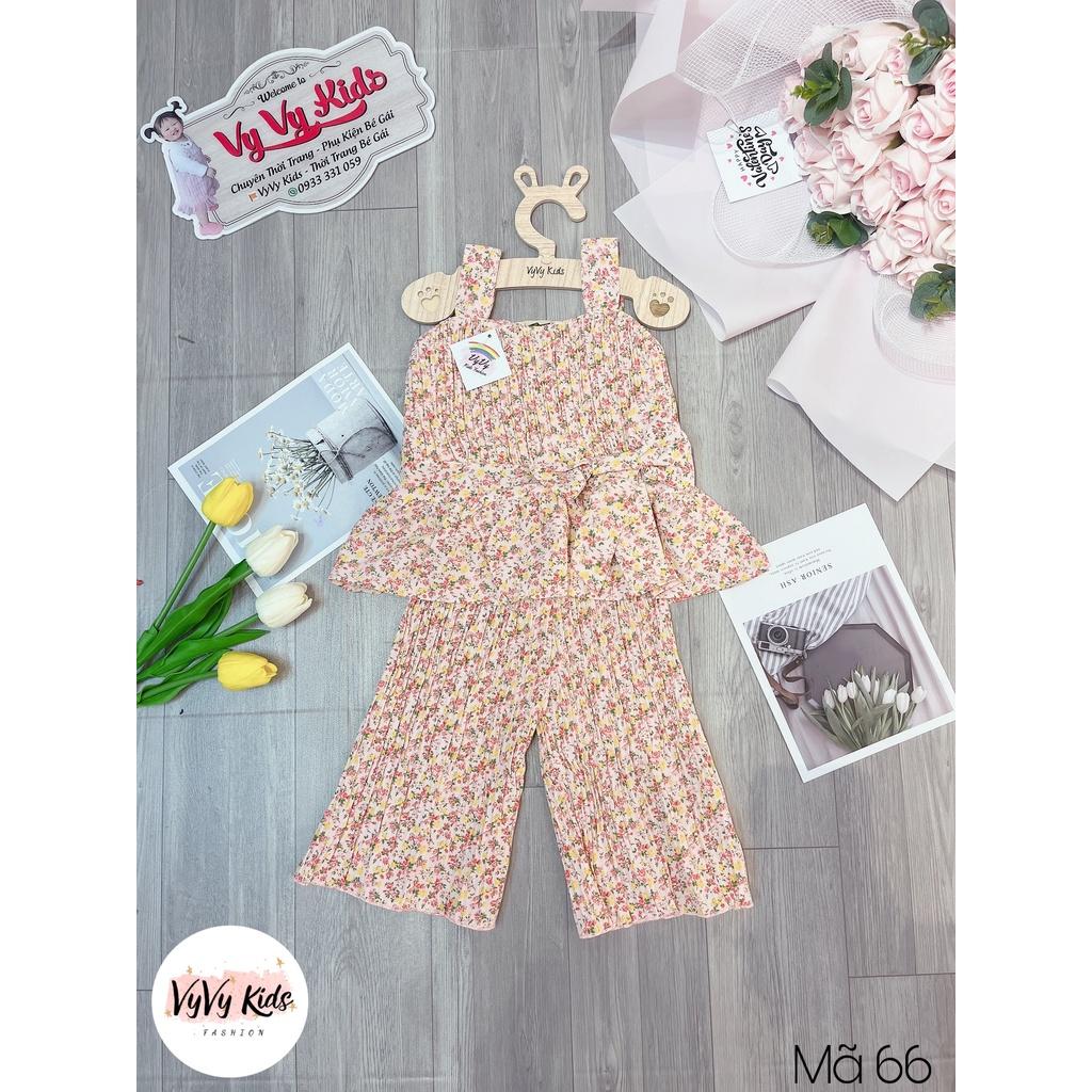 Set đồ bé gái, đồ bé gái hoa thời trang VyVy Kids Fashion