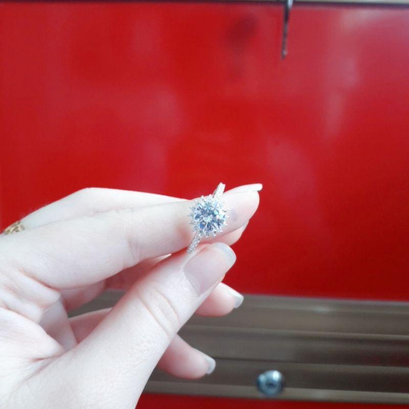 Nhẫn hoa đính đá YN JEWELRY