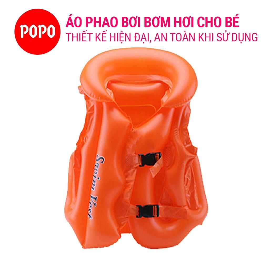 Áo phao bơi trẻ em có khóa bấm điều chỉnh cao cấp, chất liệu an toàn dày dặn cao cấp cho bé SPORTY