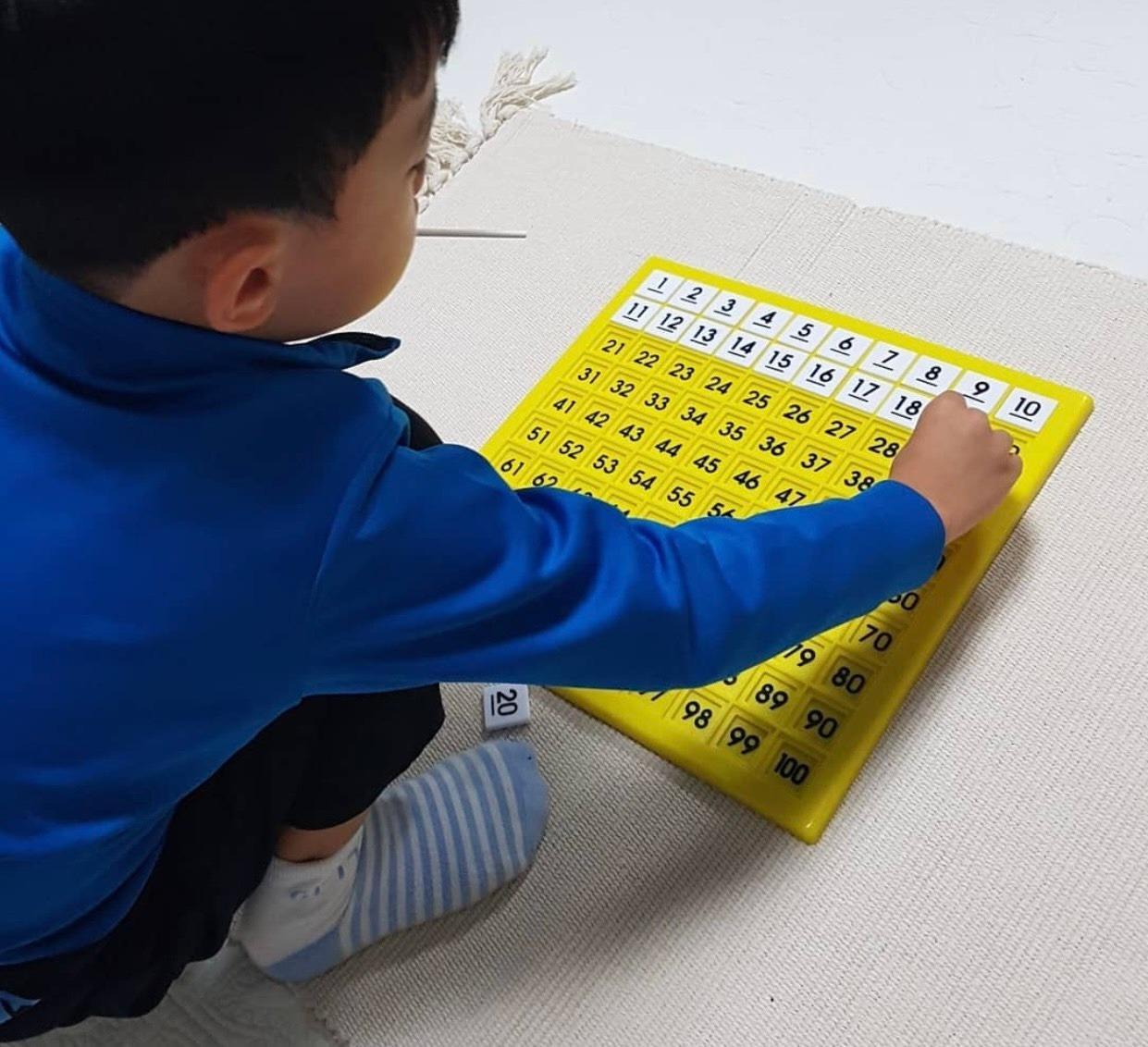 Learning Resources Bảng nhựa số đếm 100 - 100 Number Board