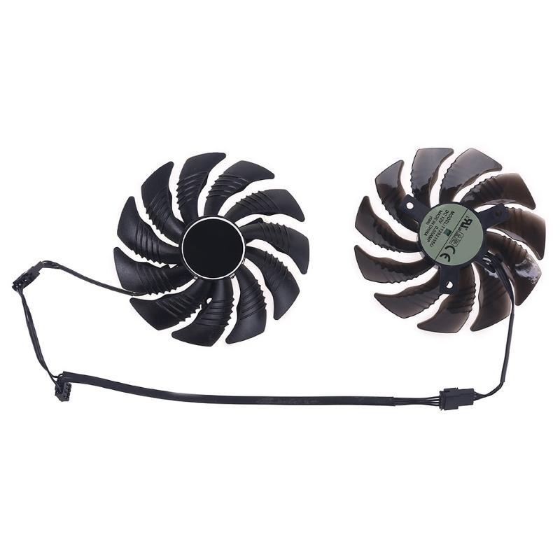 1 / 2 Quạt Tản Nhiệt 88mm T129215Su 4pin Cho Gigabyte Geforce Gtx1060 1650 1070 Gtx 1050ti Gtx 960 Rx570 Rx470S Thẻ Đồ Họa