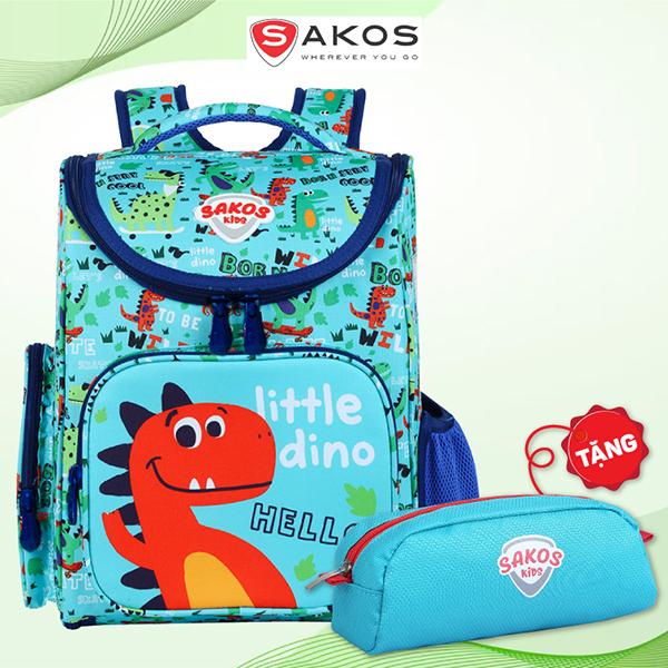 Ba Lô Học Sinh Sakos Kid Smarty - Little Dino