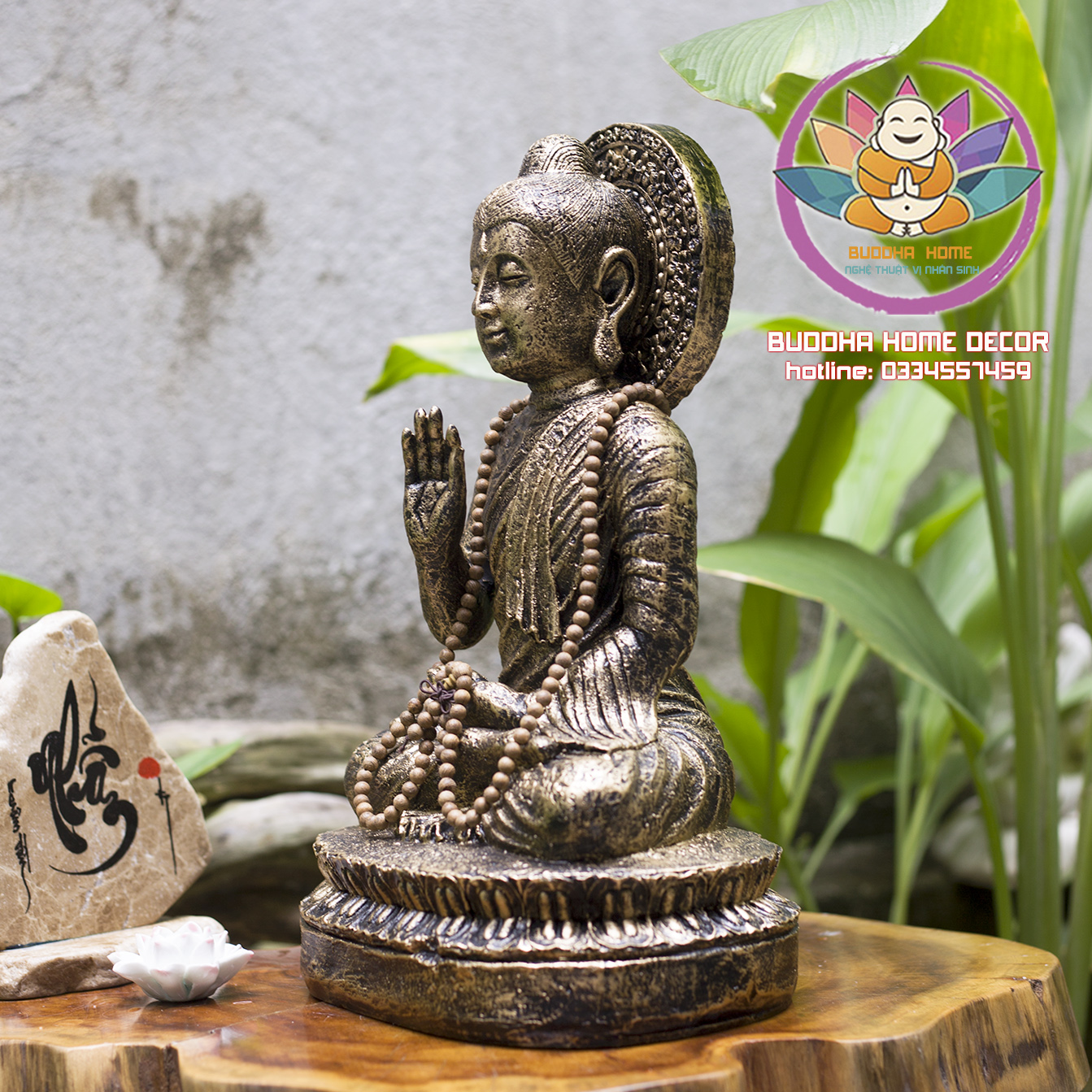 Tượng Phật trang trí nhà cửa phong thủy, bàn trà, hồ cá, thuỷ sinh, tiểu cảnh, bán cạn, terrarium